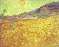 Gogh, Vincent van - Wheat Fields with Reaper at Sunrise